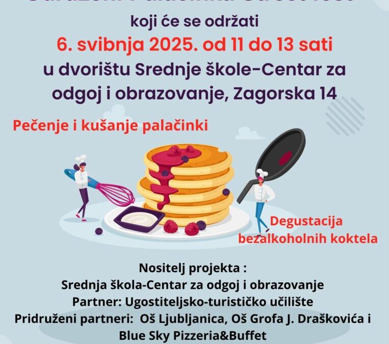 Pozivamo Vas na UPS – Udruženi Palačinka Street fest